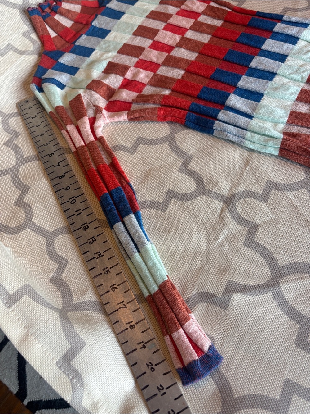 Colorblock Ribbed Turtleneck Sweater - Multicolor - Picture 6 of 10